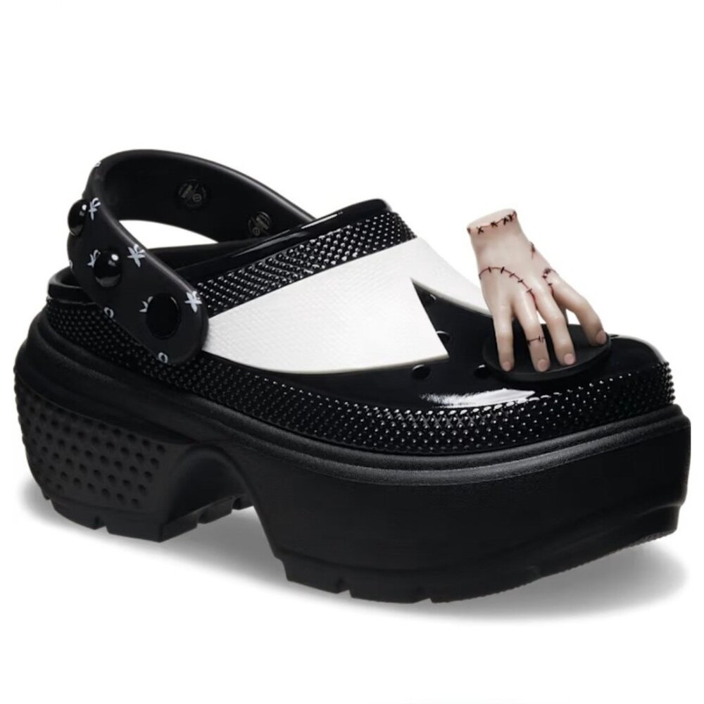 Crocs Wednesday Stomp Clog X Platform Addams Family Movie New Multiple Sizes - Picture 7 of 16
